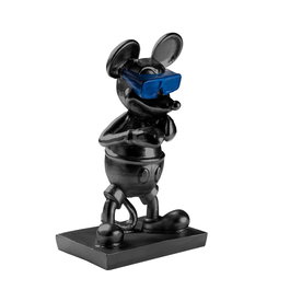 Aberto Design Souris-4 Objeto Decorativo Negro y Azul